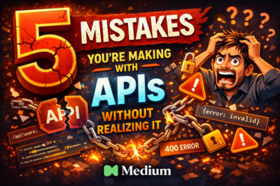 5 Mistakes You’re Making With APIs Without Realizing It
