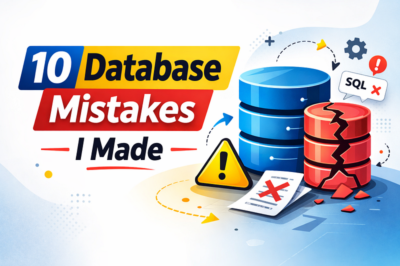 10 Database Mistakes I Made